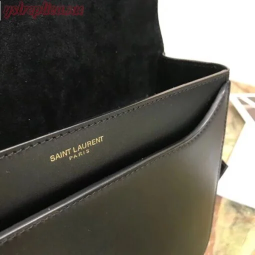 Replica YSL Fake Saint Laurent Betty Satchel In Black Smooth Leather 6