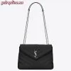 Replica YSL Fake Saint Laurent Kaia North South Bag In Black Leather 14