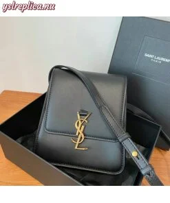 Replica YSL Fake Saint Laurent Kaia North South Bag In Black Leather 2