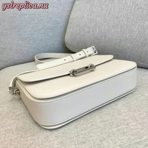 Replica YSL Fake Saint Laurent Le Pave Bag In White Calfskin 6