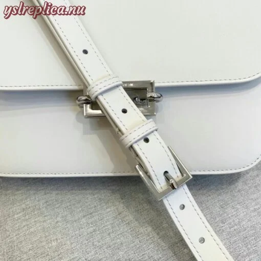 Replica YSL Fake Saint Laurent Le Pave Bag In White Calfskin 8