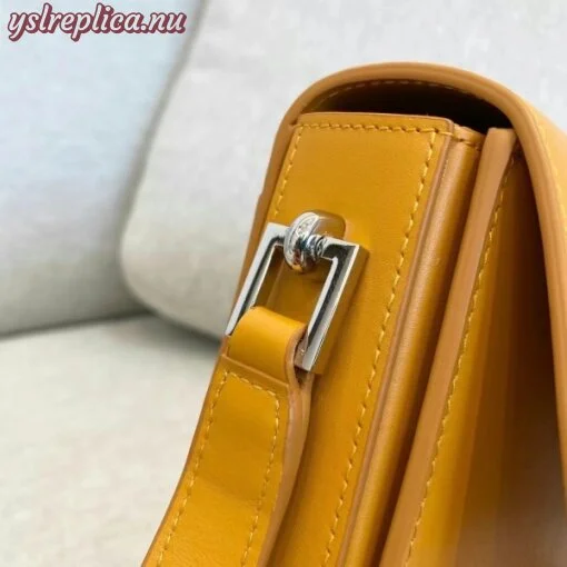 Replica YSL Fake Saint Laurent Le Pave Bag In Saffron Calfskin 10