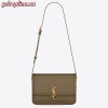 Replica YSL Fake Saint Laurent Solferino Medium Bag In Canvas with Calfskin 11