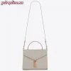 Replica YSL Fake Saint Laurent Solferino Medium Bag In Canvas with Calfskin 10