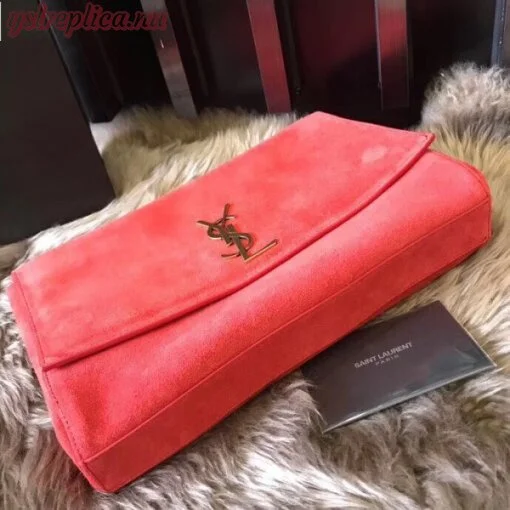 Replica YSL Fake Saint Laurent Kate Medium Reversible Eros Red Bag 2