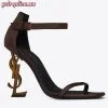 Replica YSL Fake Saint Laurent Black Nu Pieds T-strap Sandals 9