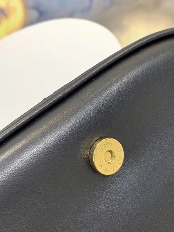 Replica YSL Fake Saint Laurent Joan Satchel In Black Y Quilted Leather 6