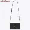 Replica YSL Fake Saint Laurent Joan Satchel In Black Y Quilted Leather 11