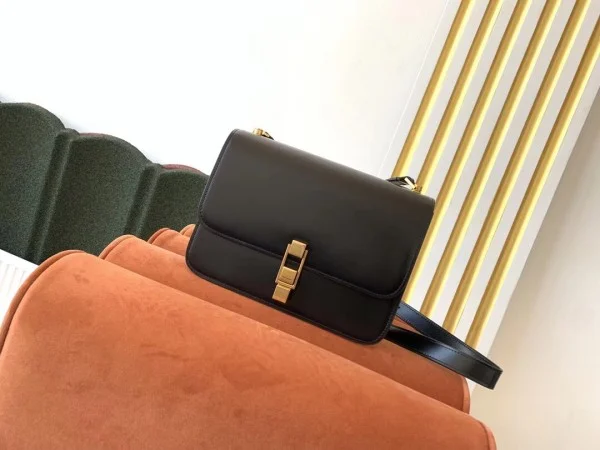 Replica YSL Fake Saint Laurent Carre Satchel Bag In Black Leather 5