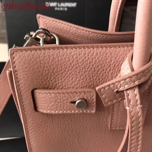 Replica YSL Fake Saint Laurent Baby Sac de Jour Souple Bag In Nude Grained Leather 7