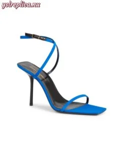 Replica YSL Saint Laurent Nuit Sandals In Crepe De Chine 2