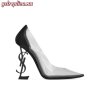 Replica YSL Saint Laurent Opyum Point-Toe Patent Leather Pumps 8