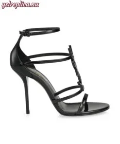 Replica YSL Saint Laurent Cassandra Leather Sandals