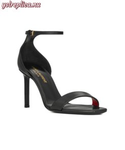 Replica YSL Saint Laurent Amber Sandals in Leather 2