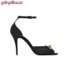 Replica YSL Saint Laurent Tribute Platform Sandals in Vegetable-tanned Leather 5