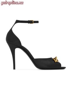 Replica YSL Saint Laurent Le Maillon Sandals in Smooth Leather