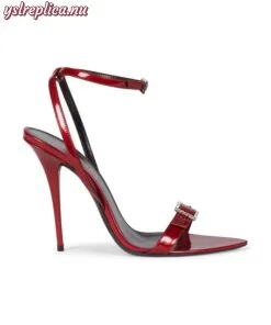 Replica YSL Saint Laurent Claude Sandals In Patent Leather