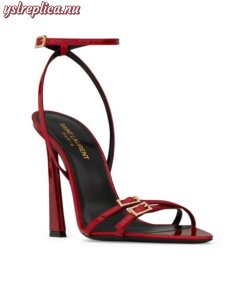 Replica YSL Saint Laurent Lila Sandals In Patent Leather 2