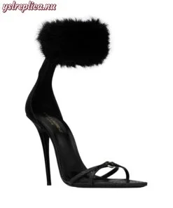 Replica YSL Saint Laurent Satine Sandals In Lacquered Ayers 2