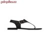 Replica YSL Saint Laurent Tribute Metallic Leather Slides 4