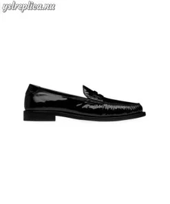 Replica YSL Saint Laurent Le Loafer Penny Slippers in Patent Leather