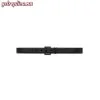 Replica YSL Saint Laurent Strass Buckle Belt In Smooth Leather 4