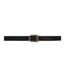 Replica YSL Saint Laurent Leather Logo Belt