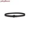 Replica YSL Saint Laurent Monogram Celtic Leather Belt 5