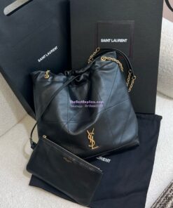 Replica YSL Saint Laurent Jamie 4.3 Pochon In Lambskin 781666 Black