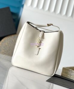 Replica YSL Saint Laurent Le 5 À 7 Supple Small In Grained Leather 713938 Blanc 2