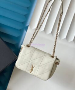 Replica YSL Saint Laurent Jamie 4.3 Mini In Lambskin 766754 Blanc