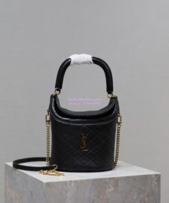 Replica Saint Laurent YSL Gaby Bucket Bag In Lambskin 7639611