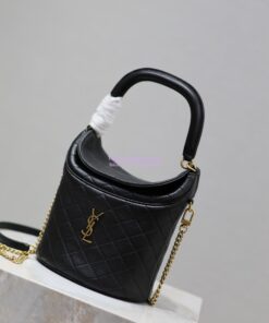 Replica Saint Laurent YSL Gaby Bucket Bag In Lambskin 7639611 2