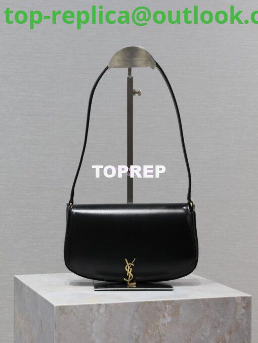 Replica Saint Laurent YSL Mini Voltaire In Box 7796420 Black