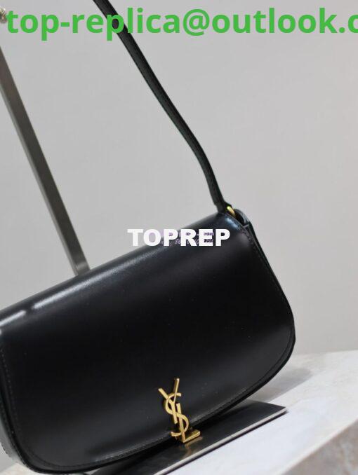 Replica Saint Laurent YSL Mini Voltaire In Box 7796420 Black 4