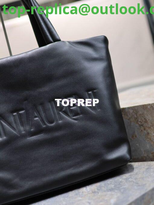 Replica Saint Laurent YSL Tote In Nappa Lambskin 756269 Black 3