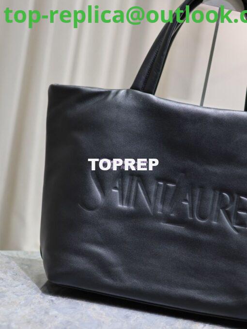 Replica Saint Laurent YSL Tote In Nappa Lambskin 756269 Black 5