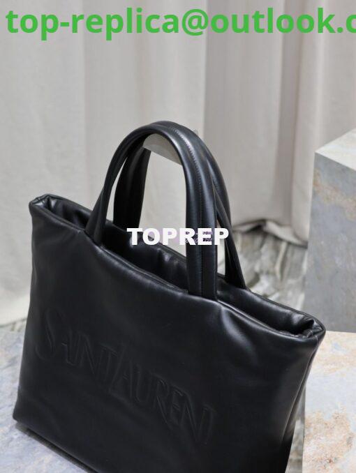 Replica Saint Laurent YSL Tote In Nappa Lambskin 756269 Black 8