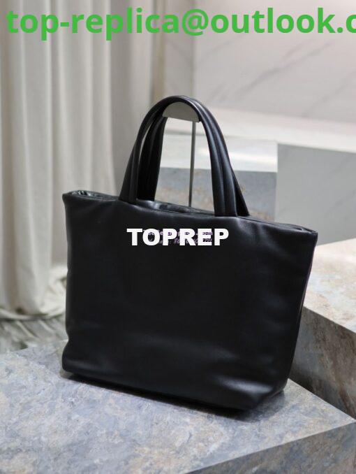 Replica Saint Laurent YSL Tote In Nappa Lambskin 756269 Black 9