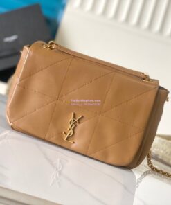 Replica YSL Saint Laurent Jamie 4.3 Small In Lambskin 763475 Caramel 2