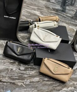 Replica Saint Laurent YSL Calypso In Lambskin 734153 Beige