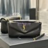 Replica Saint Laurent YSL Calypso In Lambskin 734153 Creme 13