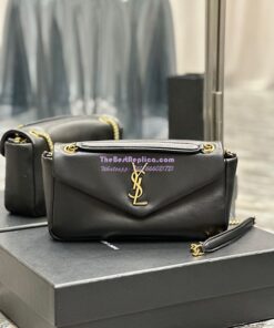 Replica Saint Laurent YSL Calypso In Lambskin 734153 Black