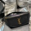 Replica YSL Saint Laurent Cassandre Classic Belt Bag In Grain De Poudre Embossed Leather 589959 White 12