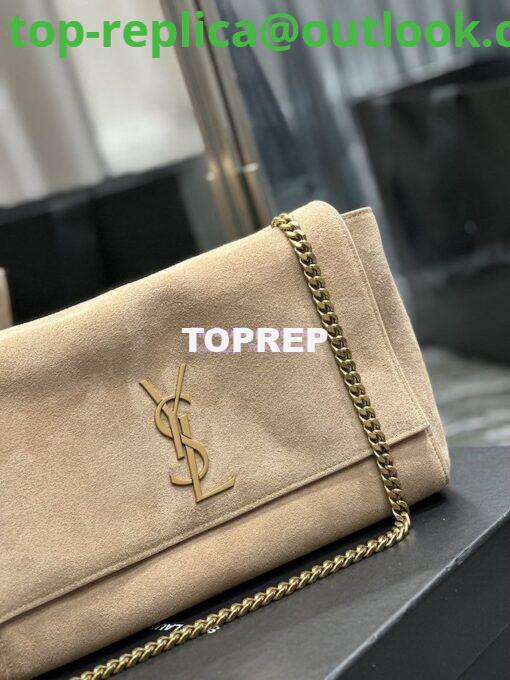 Replica YSL Saint Laurent Kate Medium Reversible In Suede And Smooth Leather 553804 Rosy Sand 19