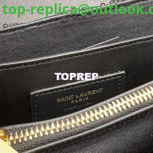 Replica YSL Saint Laurent Loulou Small Chain Bag In Quilted "Y" Leather, Satin And Sequins 494699 14