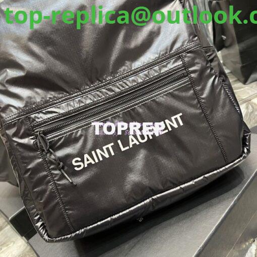 Replica YSL Saint Laurent Nuxx Backpack In Nylon 623698 Black 5