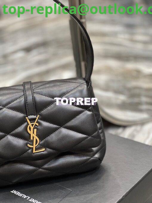 Replica YSL Saint Laurent Le 57 Shoulder Bag In Quilted Lambskin 698567 Black 4