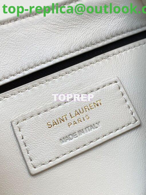 Replica YSL Saint Laurent Mini Nolita In Lambskin 672738 Blanc 10