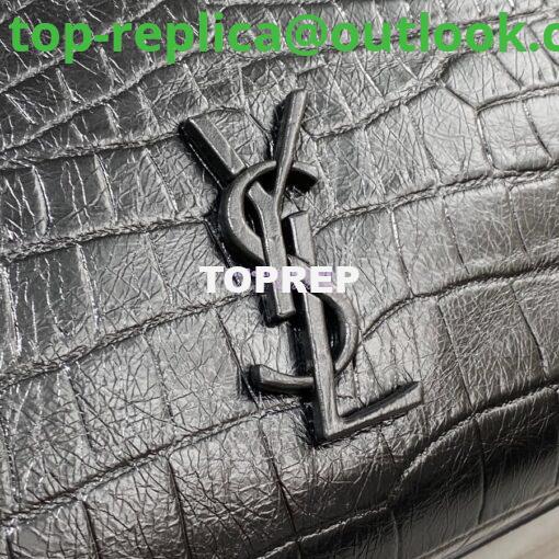 Replica YSL Saint Laurent Niki Medium Shopping Bag In Crocodile-embossed Leather 5912261 4